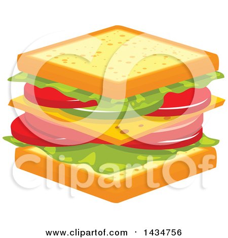 450x470 Sandwich Clipart Vegetable