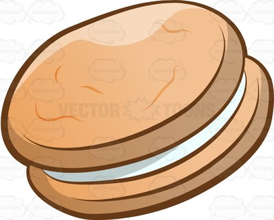 400x322 Ice Cream Sandwich Clipart