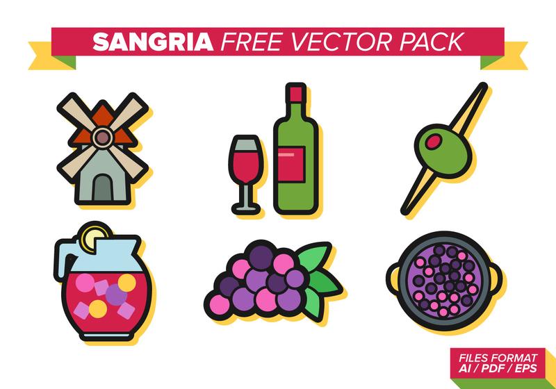 800x560 Sangria Free Vector Pack