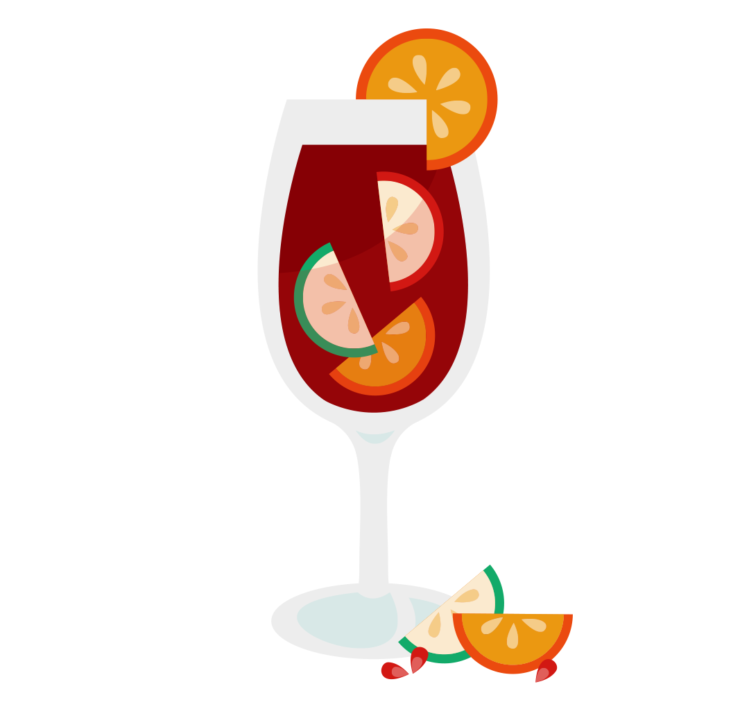 1080x1022 Sangria Clipart Wine Glass