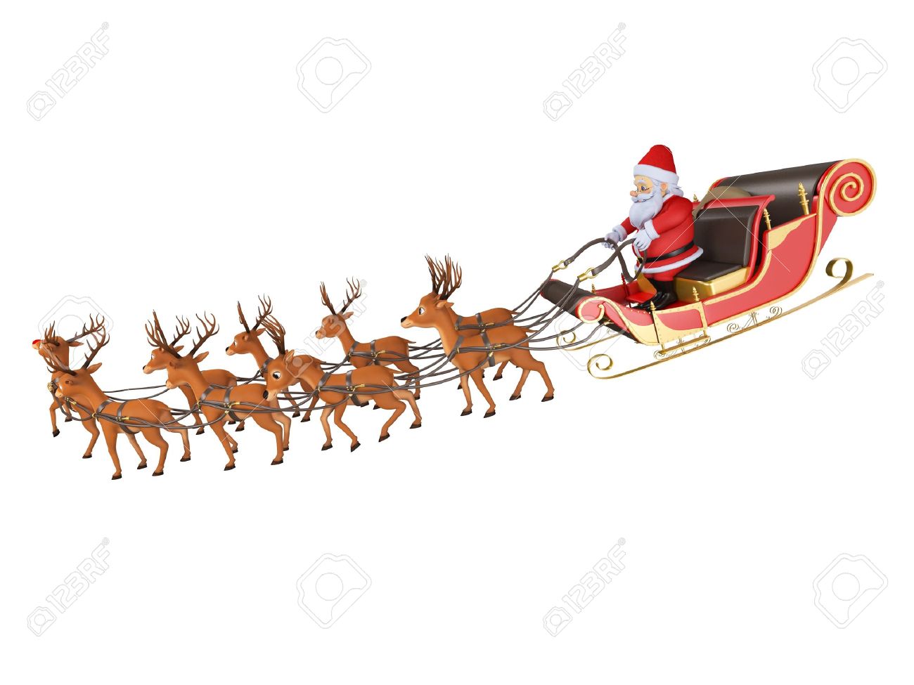 1300x975 Santa Flying In His Sleigh Skilsaw 5250