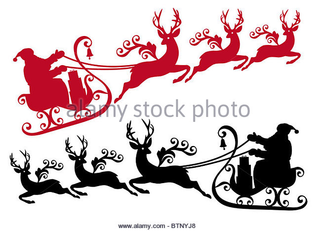 640x468 Santa Sleigh Stock Photos Amp Santa Sleigh Stock Images