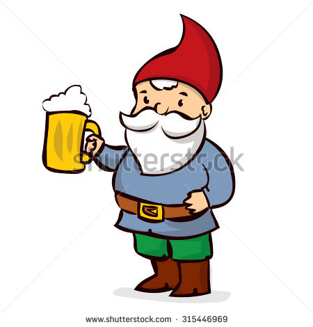 450x470 Drawn Santa Beer