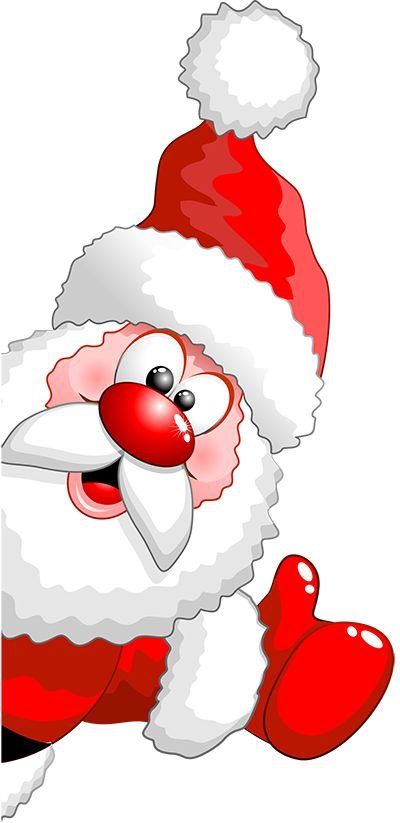 400x823 Funny Santa And Reindeer Cartoon Poster Santa, Cartoon And Xmas