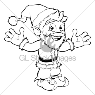 325x325 Christmas Santa Claus Face Gl Stock Images
