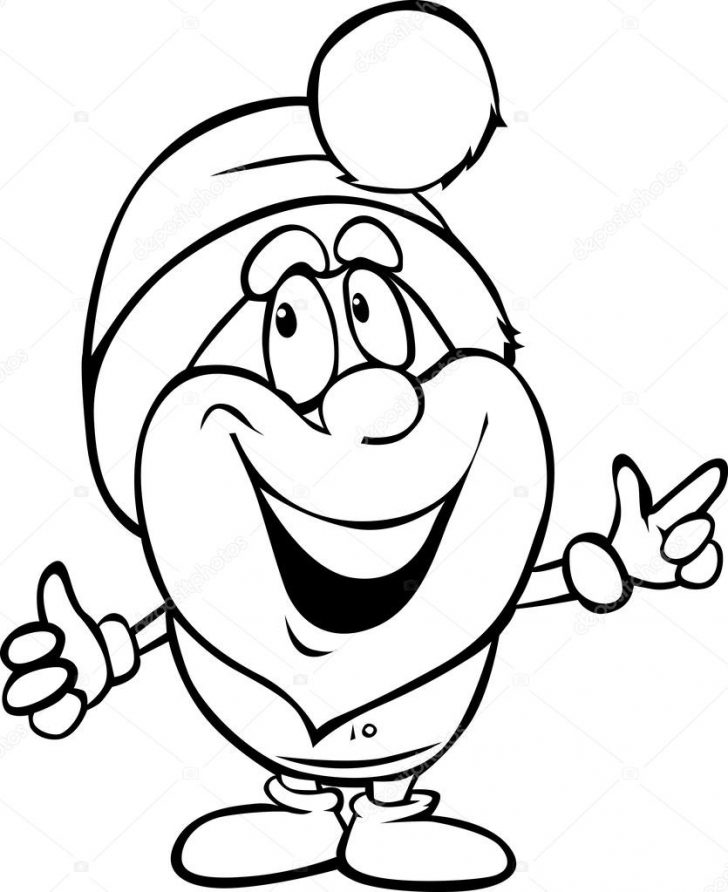 728x892 Santa Claus Presents Outline Stock Images Image Royalty Photo Face