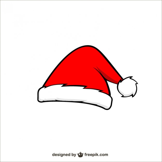 626x626 Santa Claus Cartoon Hat Free Vector 123freevectors