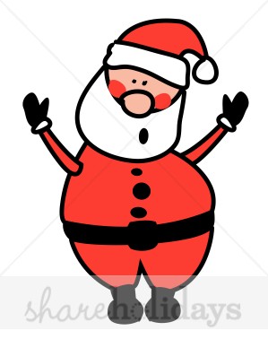 299x388 Surprised Cartoon Santa Clipart Santa Clipart