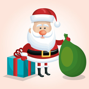300x300 Cartoon Santa Claus