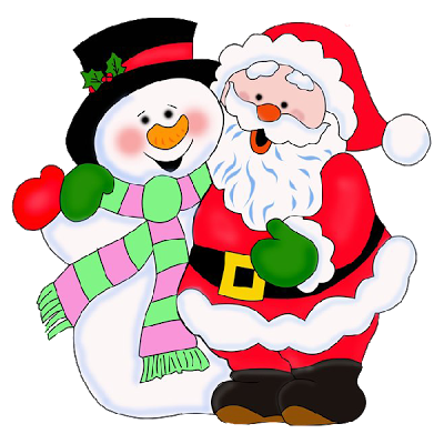 400x400 Snowman Clipart Santa Claus
