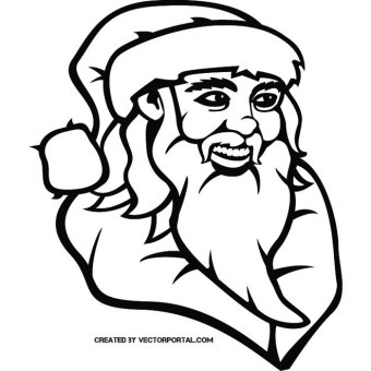 340x340 Santa Claus Clipart Images Vectors Download Free Vector Art
