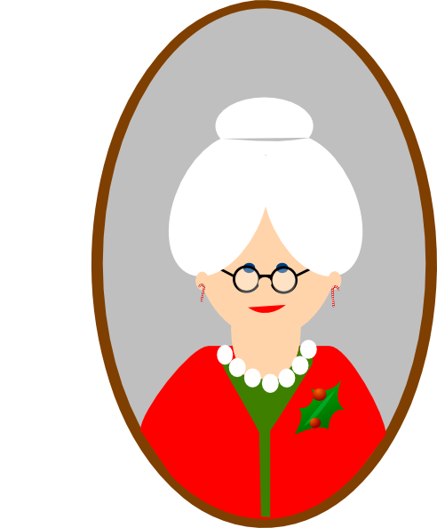 492x594 Mrs. Claus Clip Art