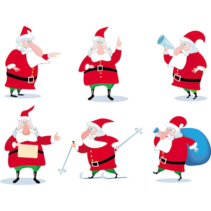 800x800 Santa Claus Illustrations Vector Vector Graphics Blog