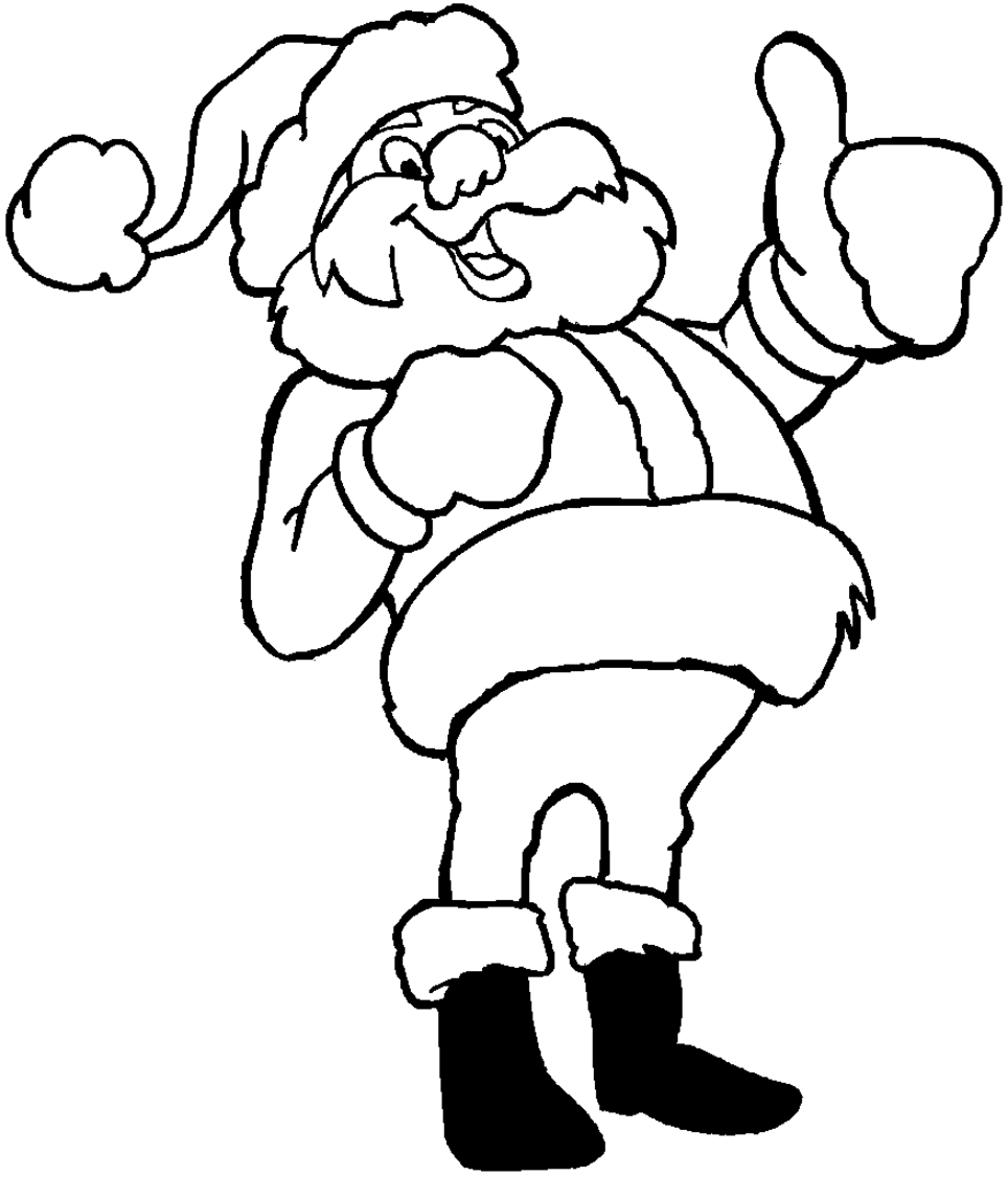964x1126 Santa Claus Coloring Pages Ppinews.co