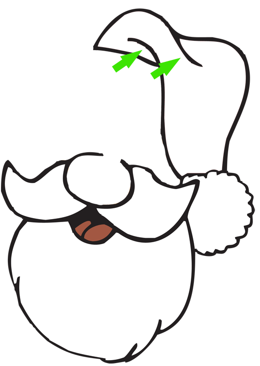 530x745 How To Draw Santa Claus