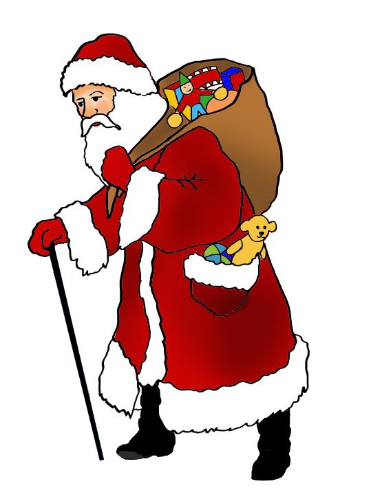 555x726 Funny And Free Santa Claus Clipart.