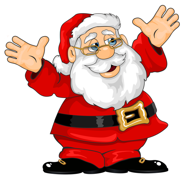 600x584 Santa Clause Clip Art