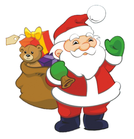 455x472 Small Clipart Santa Claus