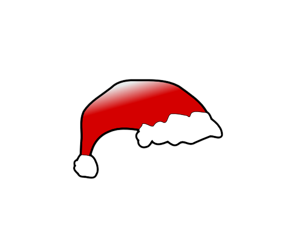 600x474 Santa Hat Clip Art