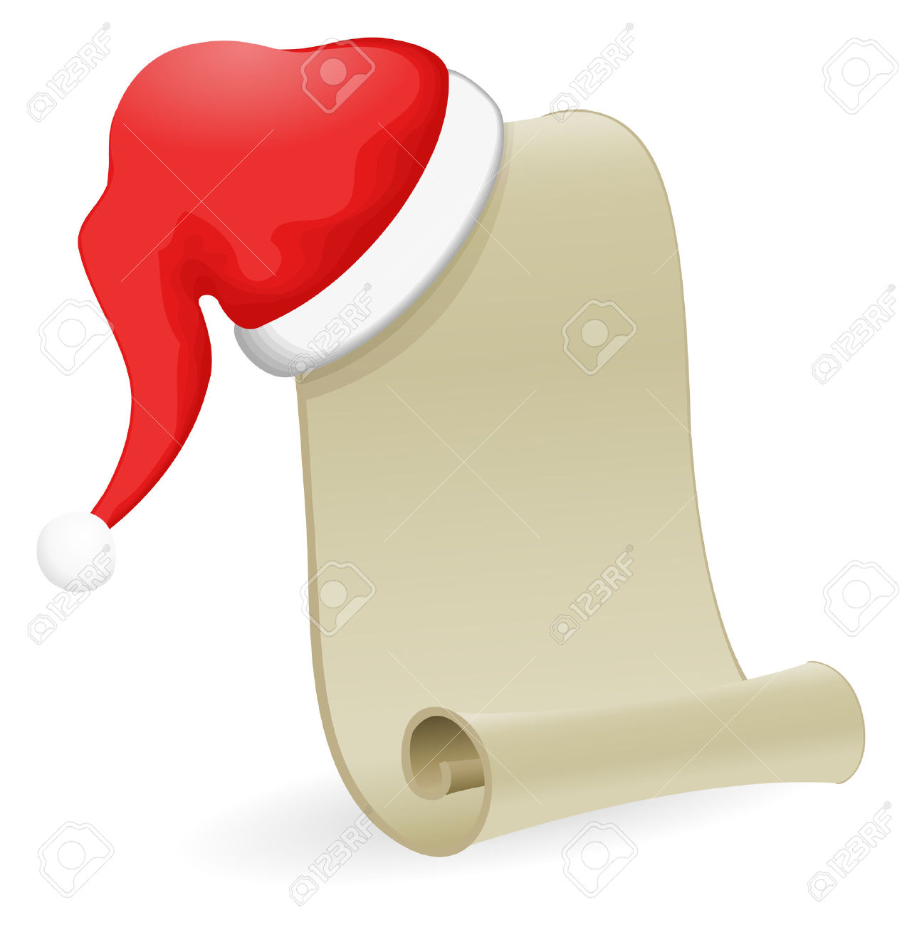 1267x1300 Santa Claus List Clipart