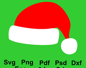 340x270 Santa Hat Clip Art Etsy
