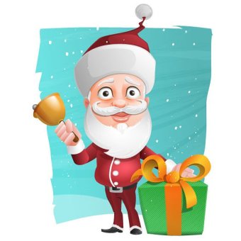 340x340 Santa Claus Clipart Images Vectors Download Free Vector Art