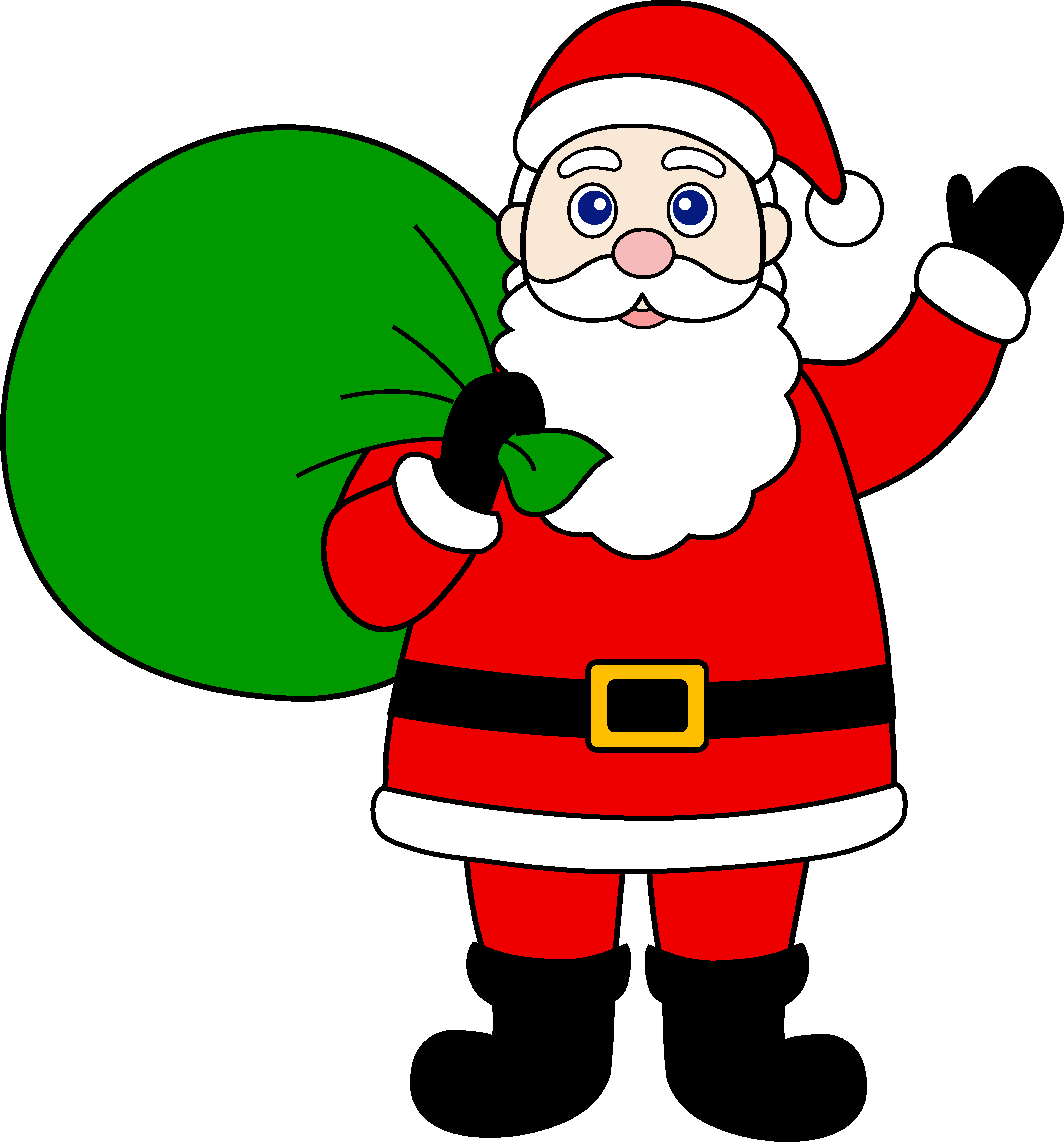 7060x7577 Santa Claus Clip Art Free