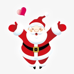 300x300 Santa Claus Transparent Background Material, Christmas, Santa