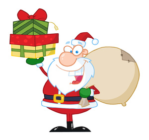 300x282 Free Santa Clipart Image