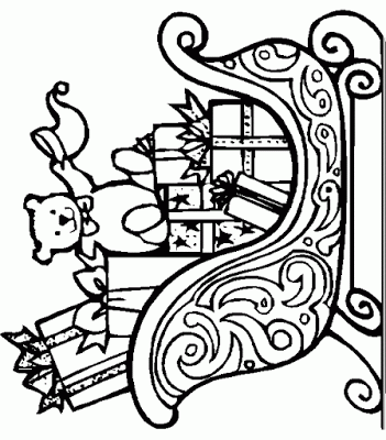 351x400 Leopard Clipart Santa