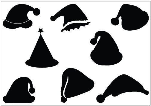 505x356 Santa Hat Clipart Outline