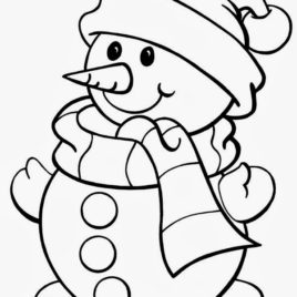 268x268 Santa Coloring Pages For Kids All About Coloring Pages