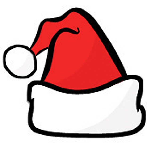 640x640 Santa Hat Clip Art