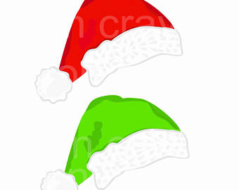 340x270 Santa Hat Clip Art Etsy