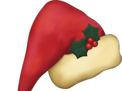 238x178 Santa Claus Christmas Hat Png Clipart