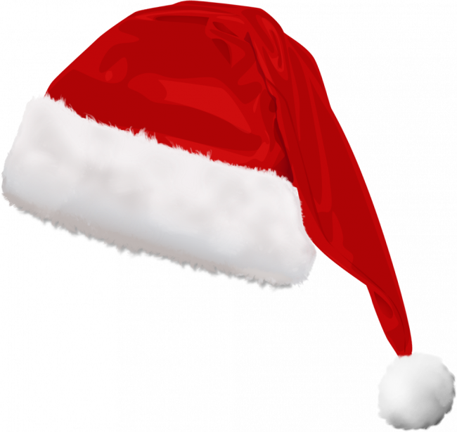 650x614 Santa Hat Coloring Pages