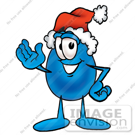450x450 Cliprt Graphic Of Blue Waterdrop Or Tear Character Wearing