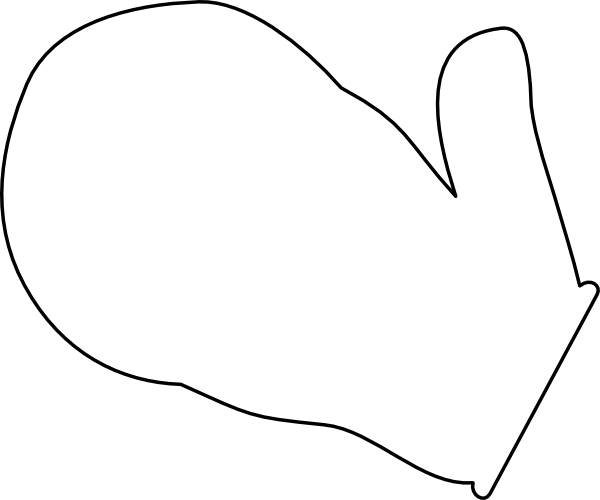600x500 Mitten Clip Art