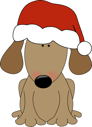 361x500 Santa Clipart Puppy