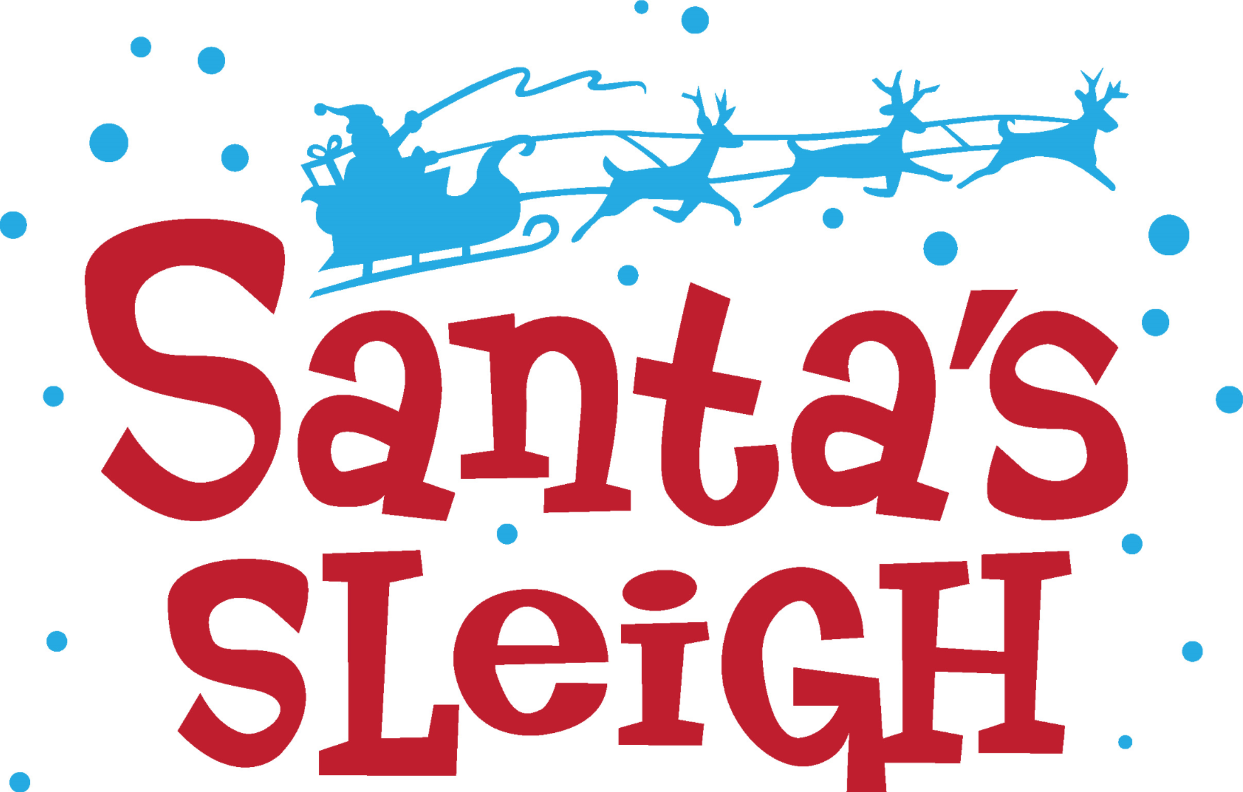 2417x1541 Santa's Sleigh