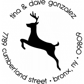 290x290 Custom Holiday Stamps, Santa Signature, Ornaments