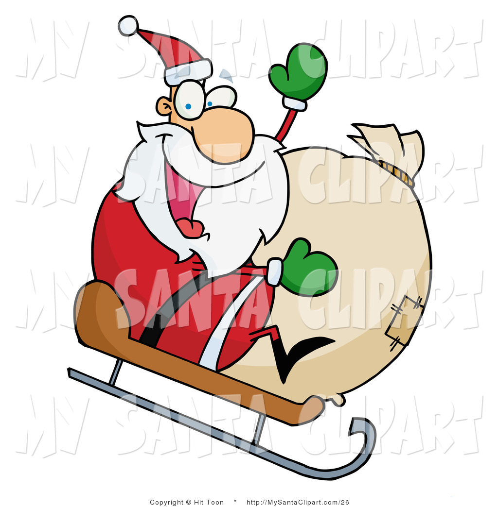1024x1044 Royalty Free Sled Stock Santa Designs