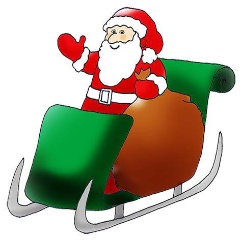 477x472 Santa Sleigh Png Images Free Download