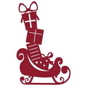 300x300 Best Santa Sleigh Silhouette Ideas Christmas