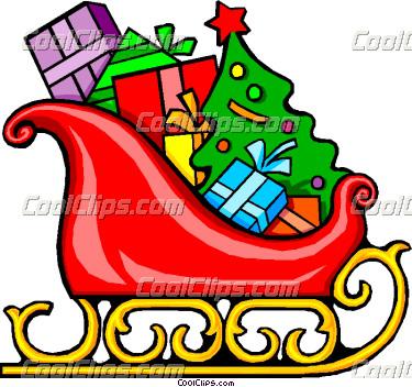 375x352 Sleigh Clipart Simple