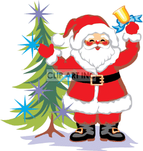 283x299 Santa Claus Border Clipart