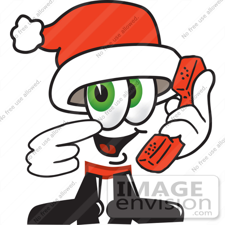450x450 Cliprt Graphic Of Santa Claus Cartoon Character Holding