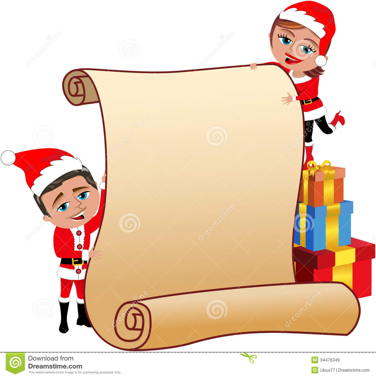 1300x1307 Santa Nice List Clip Art