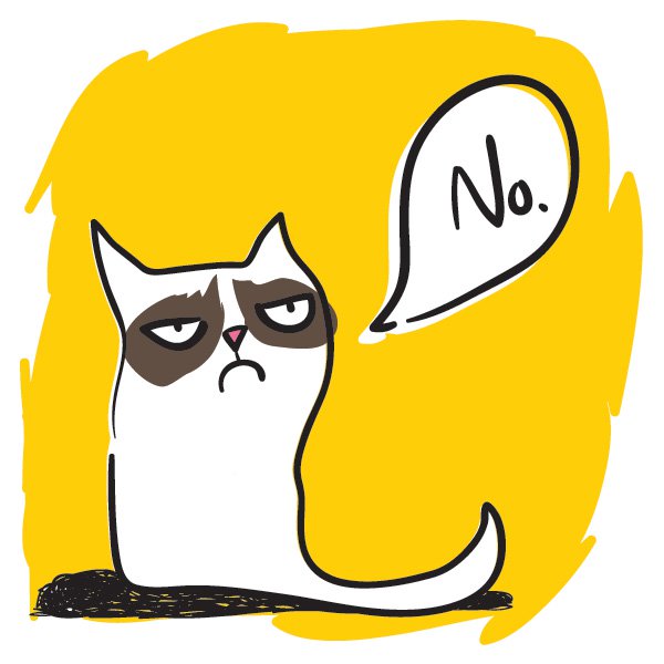 600x600 Grumpy Cat Clipart Background