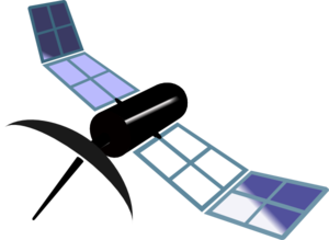 300x219 Satellite Clip Art